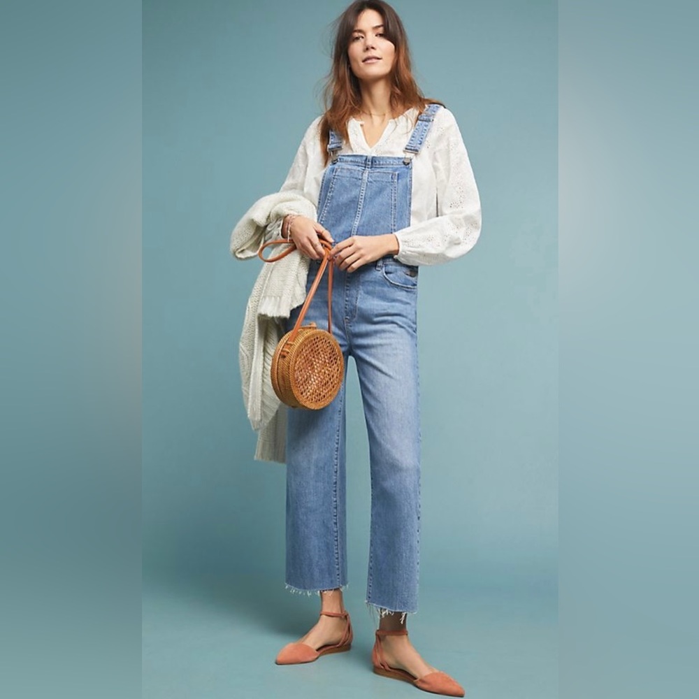 PAIGE Nellie Overall with Raw Hem
